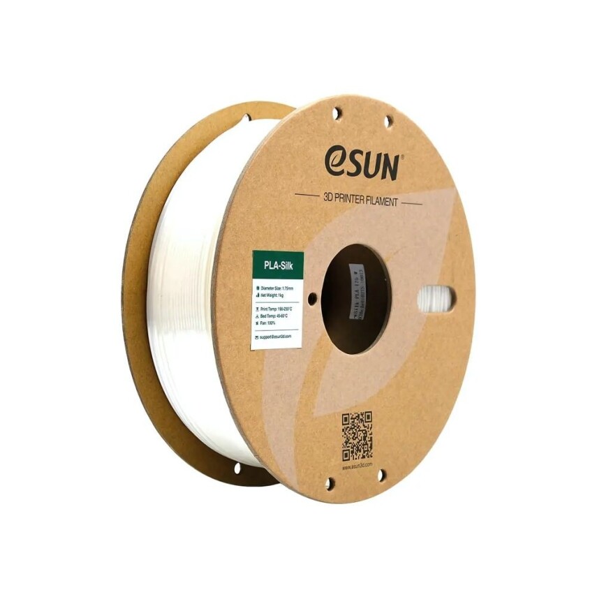 Esun ePLA-Silk Filament Beyaz 1.75mm 1000gr - Esun
