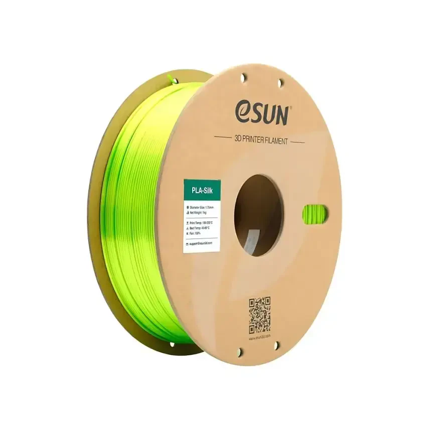 Esun ePLA-Silk Filament Limon Yeşili 1.75mm 1000gr - 1
