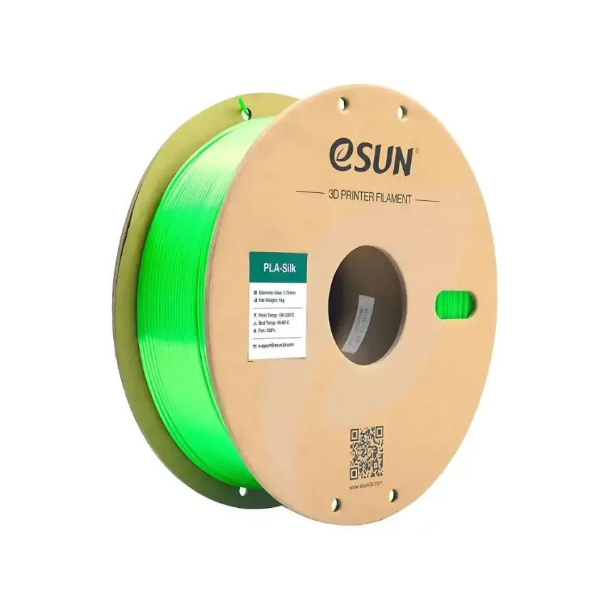 Esun ePLA-Silk Filament Yeşil 1.75mm 1000gr - 1
