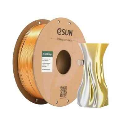 Esun ePLA-Silk Magic Filament Altın-Gümüş 1.75mm 1000gr - 1 data-big=