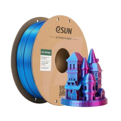 Esun ePLA-Silk Magic Filament Kırmızı-Mavi 1.75mm 1000gr - 1 data-big=