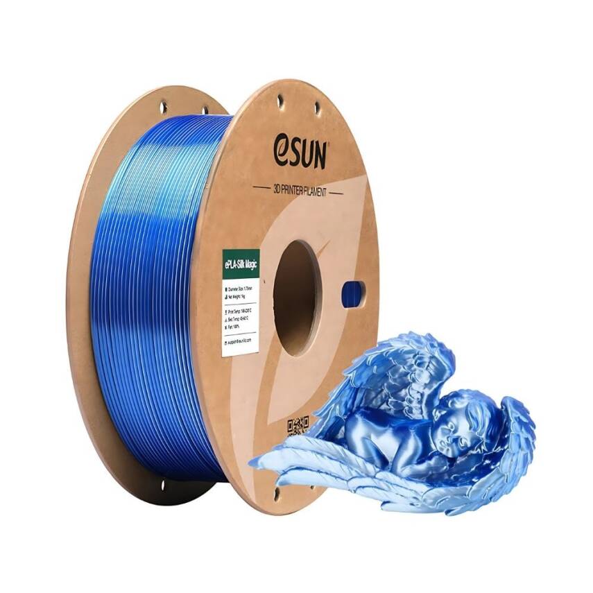 Esun ePLA-Silk Magic Filament Mavi-Gümüş 1.75mm 1000gr - 1