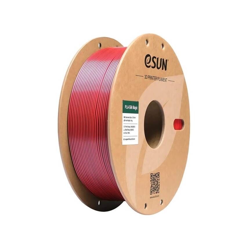 Esun ePLA-Silk Magic Filament Siyah-Kırmızı 1.75mm 1000gr - 2
