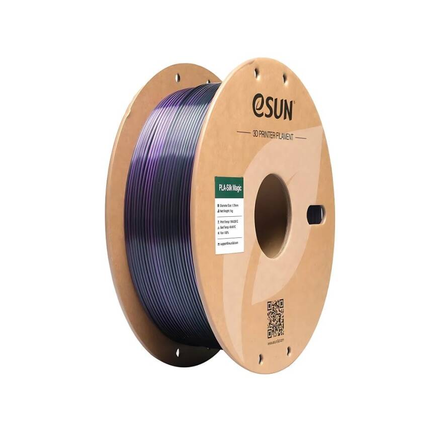 Esun ePLA-Silk Magic Filament Siyah-Mor 1.75mm 1000gr - 2