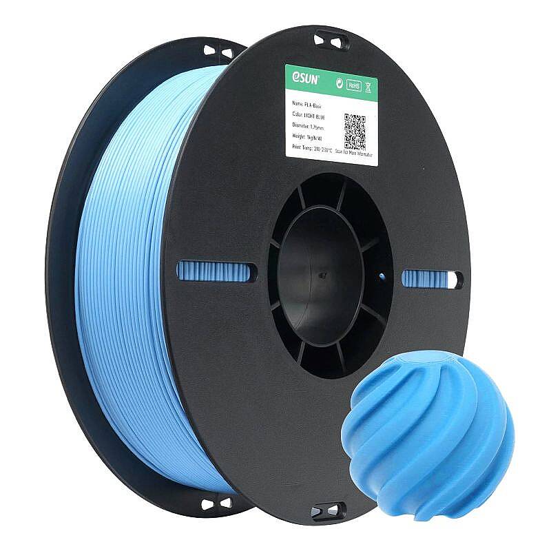 Esun PLA Basic Filament Light Blue 1.75mm 1000gr - 1