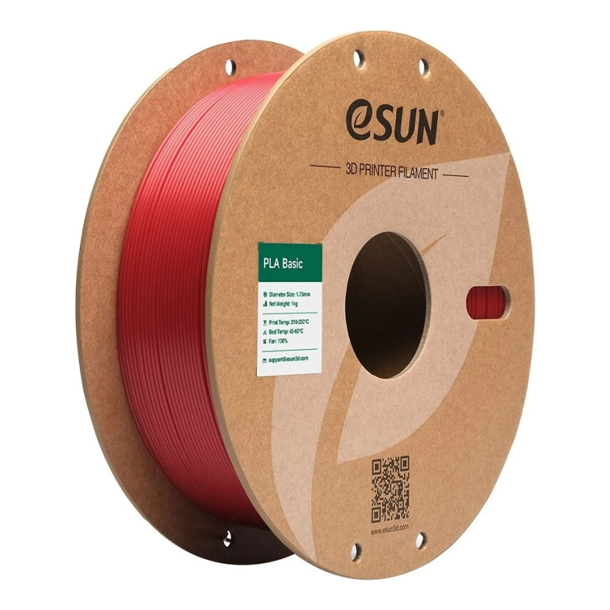 Esun PLA Basic Filament Ateş Kırmızı 1.75mm 1000gr - Esun