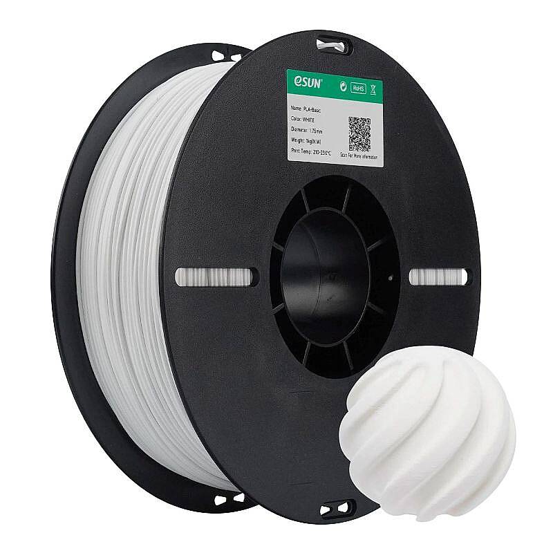 Esun PLA Basic Filament White 1.75mm 1000gr - 1