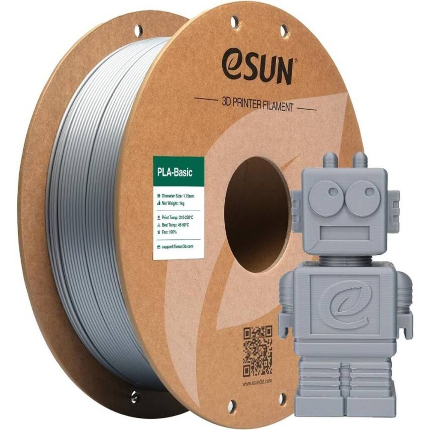 Esun PLA Basic Filament Gümüş 1.75mm 1000gr - 2