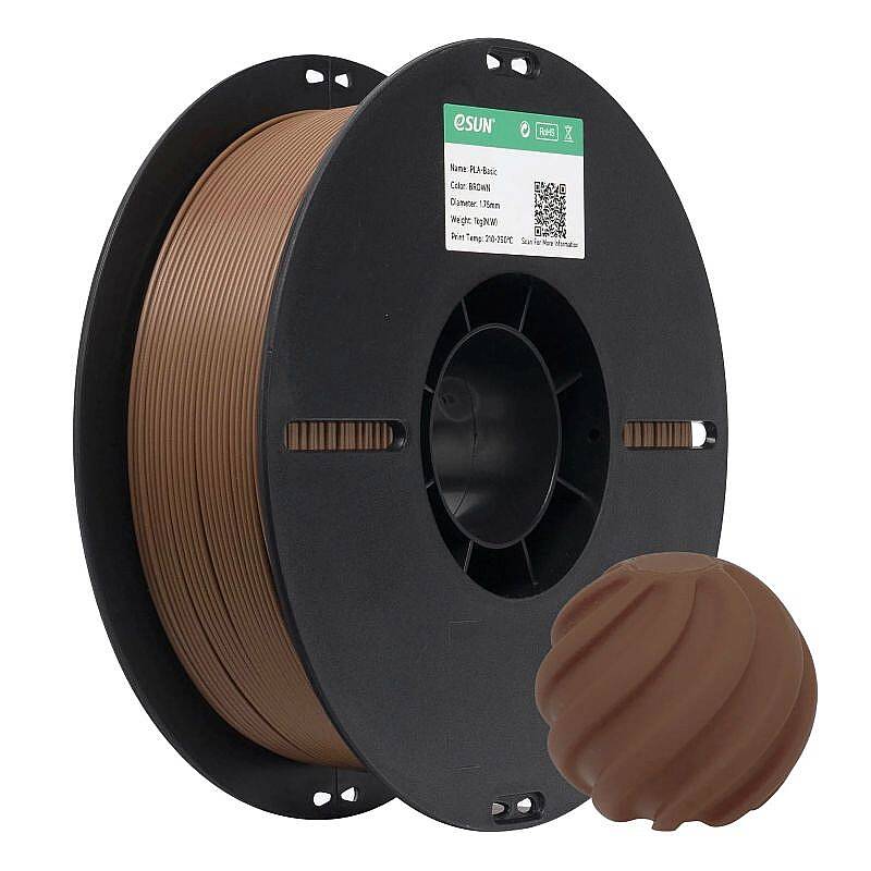 Esun PLA Basic Filament Brown 1.75mm 1000gr - 1