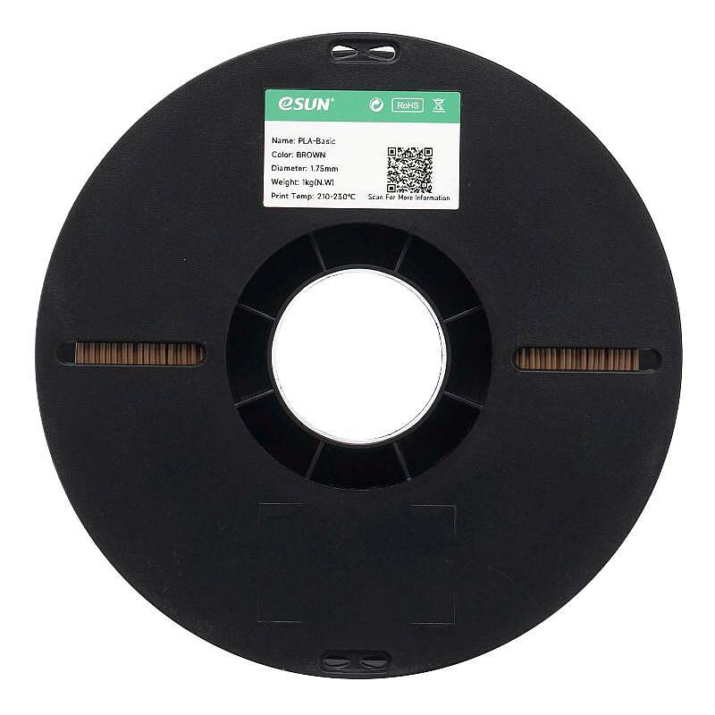 Esun PLA Basic Filament Brown 1.75mm 1000gr - 4