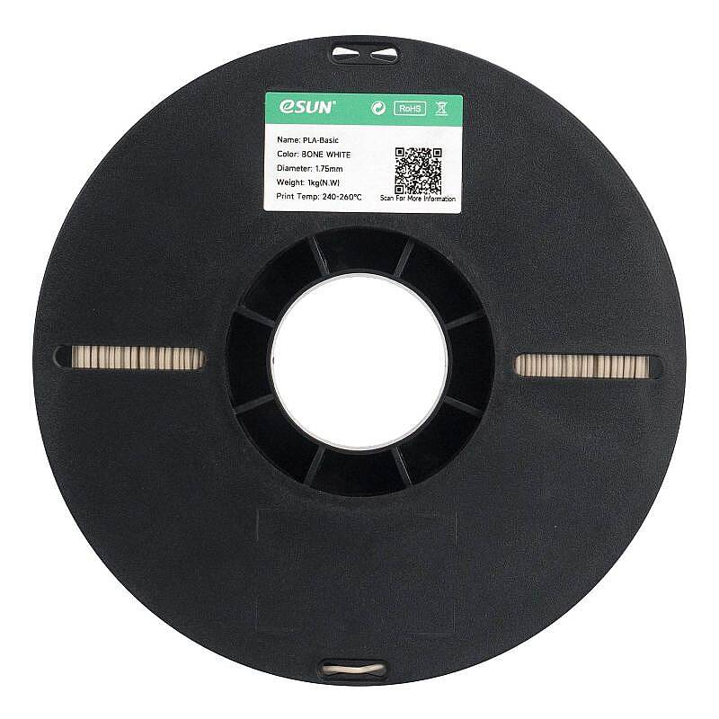 Esun PLA Basic Filament Bone White 1.75mm 1000gr - 4