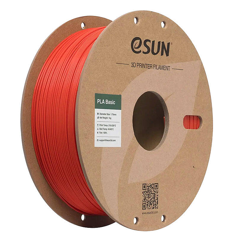 Esun PLA Basic Filament Kırmızı 1.75mm 1000gr - 1