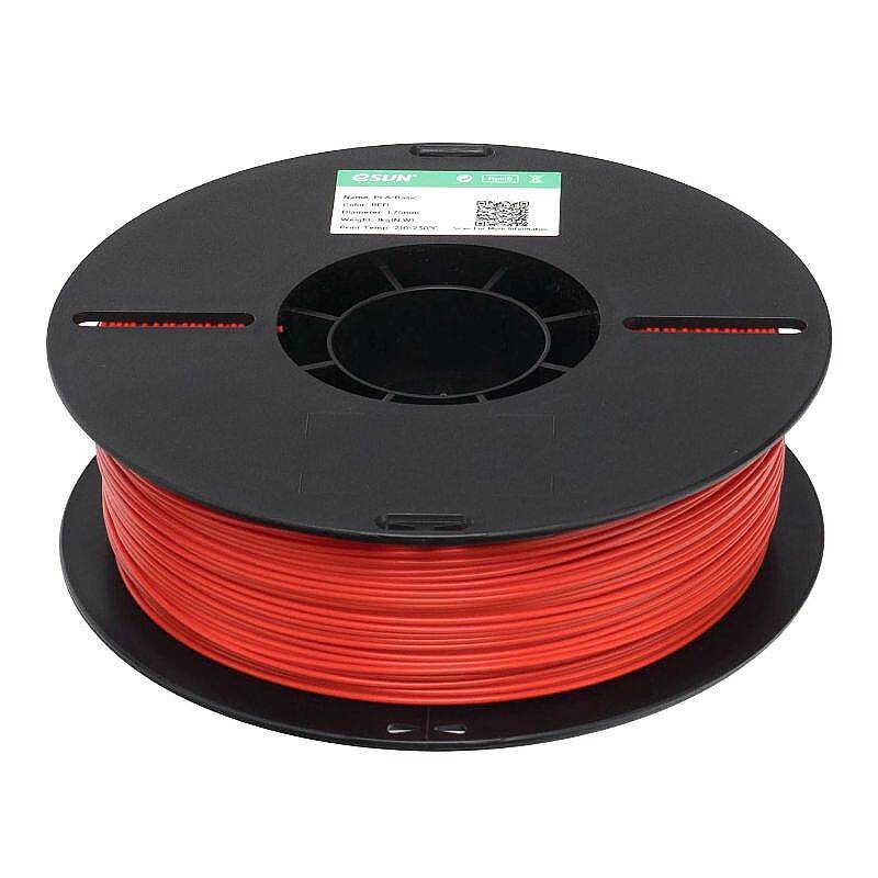 Esun PLA Basic Filament Red 1.75mm 1000gr - 3