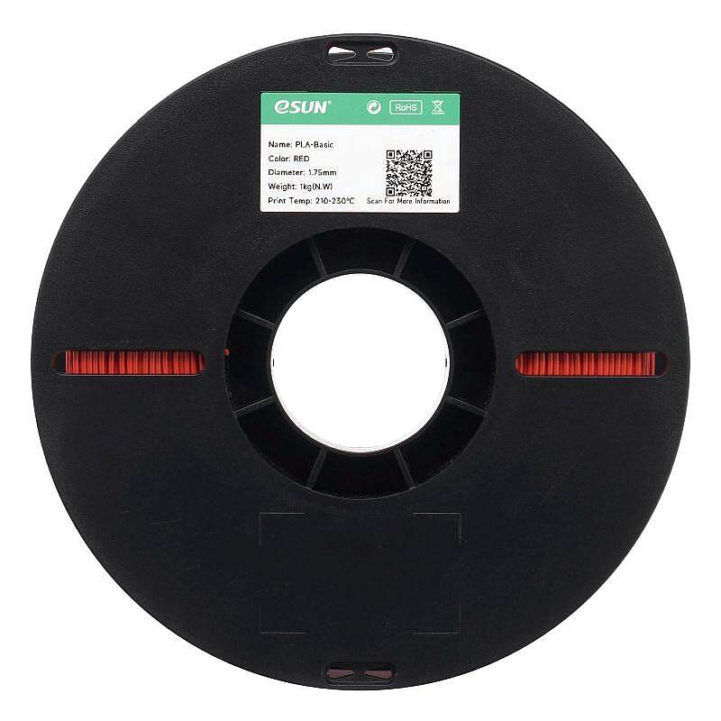 Esun PLA Basic Filament Red 1.75mm 1000gr - 4