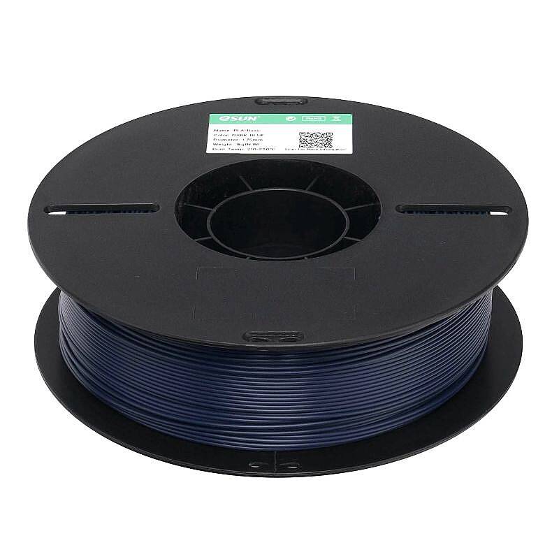 Esun PLA Basic Filament Dark Blue 1.75mm 1000gr - 3