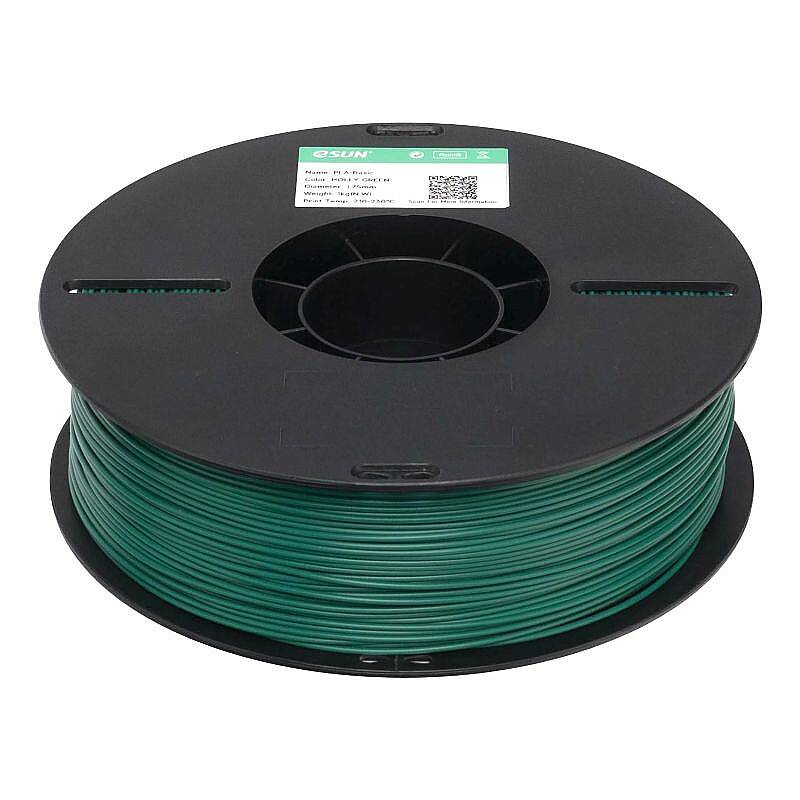 Esun PLA Basic Filament Holly Green 1.75mm 1000gr - 3