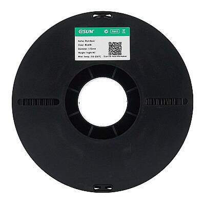 Esun PLA Basic Filament Black 1.75mm 1000gr - 4 data-big=