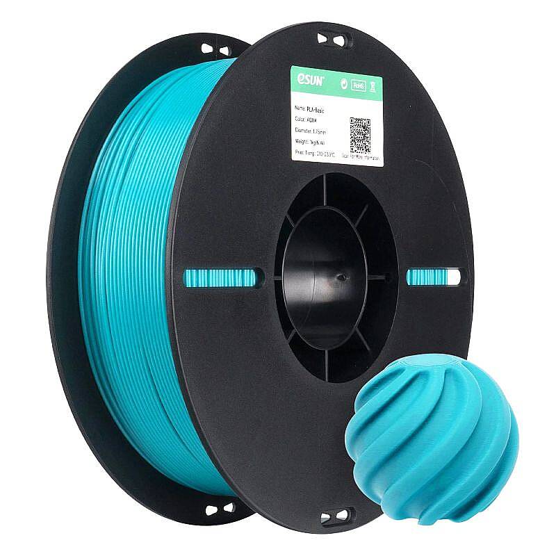 Esun PLA Basic Filament Aqua 1.75mm 1000gr - 1