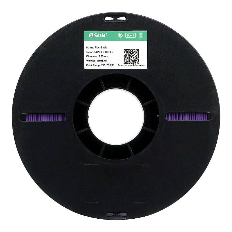 Esun PLA Basic Filament Grape Purple 1.75mm 1000gr - 4