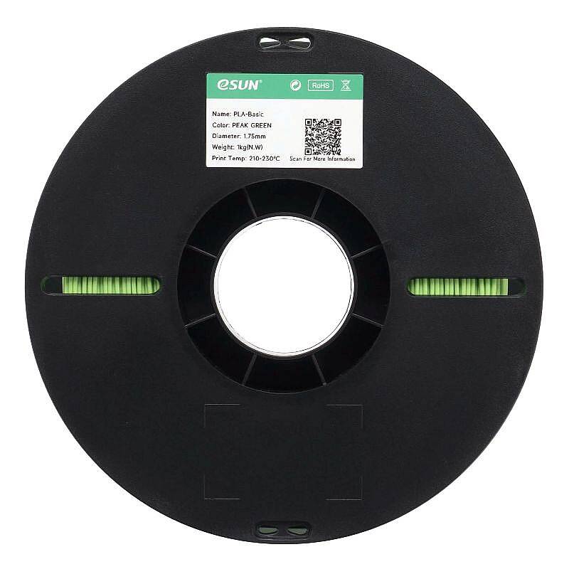 Esun PLA Basic Filament Peak Green 1.75mm 1000gr - 4