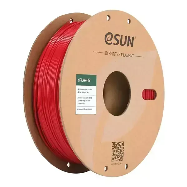 Esun PLA-HS Yüksek Hızlı Filament Kırmızı 1.75mm 1000gr - 1