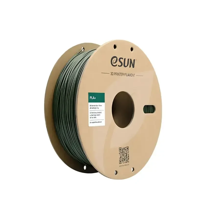 Esun PLA Plus Filament Zeytin Yeşil 1.75mm 1000gr - Esun