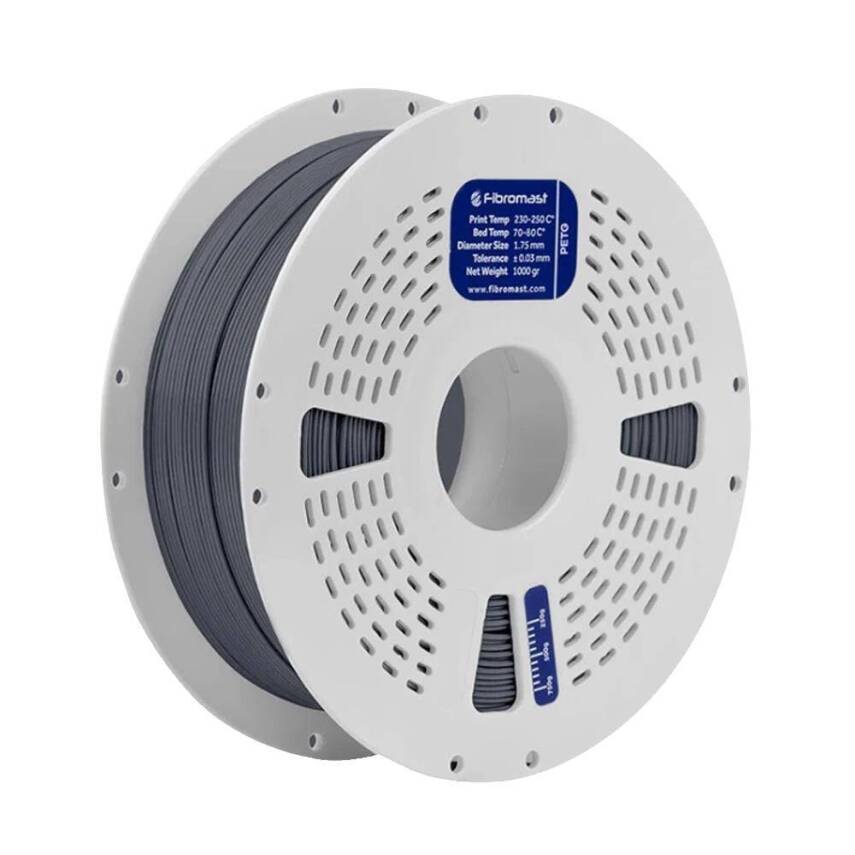 Fibromast Petg Metalik Gri Filament - 1