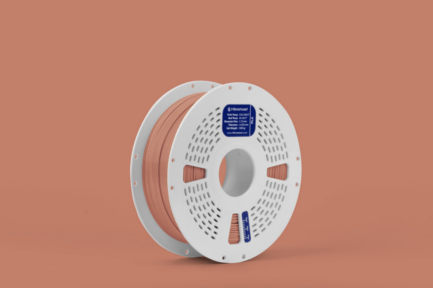 Fibromast PLA Bej Kırmızı Filament - 1