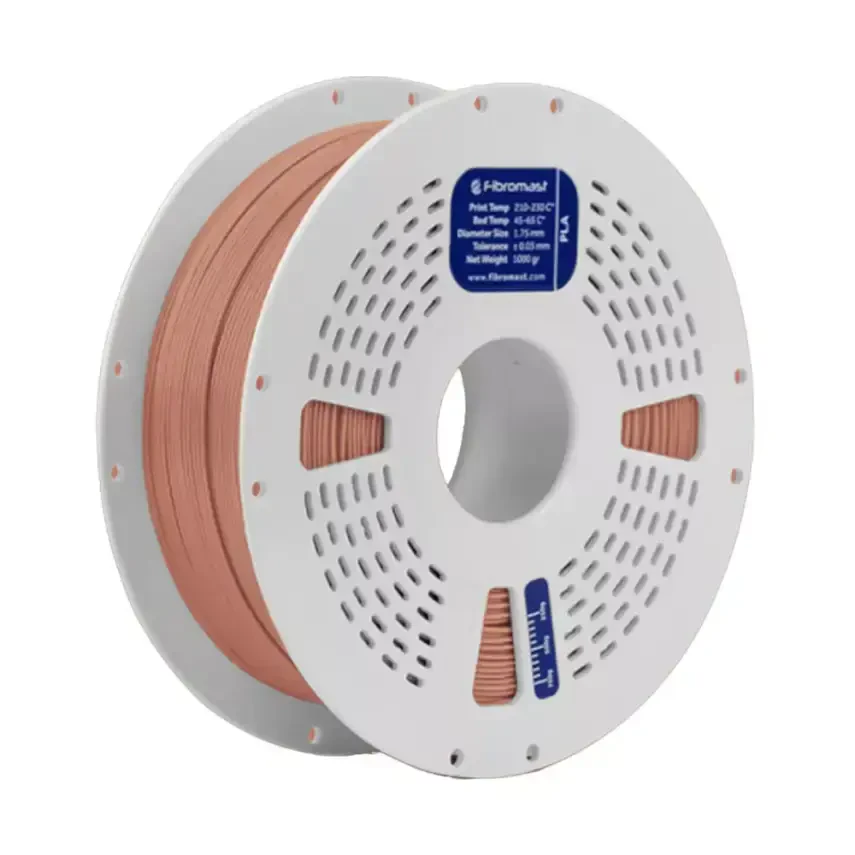 Fibromast PLA Bej Kırmızı Filament - Fibromast