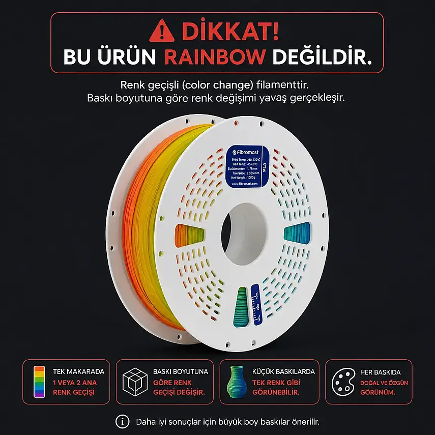 Fibromast Pla Renk Geçişi Filament - 2