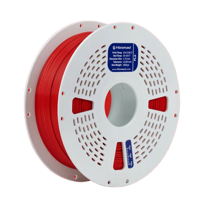 Fibromast PLA Kırmızı Filament - 1