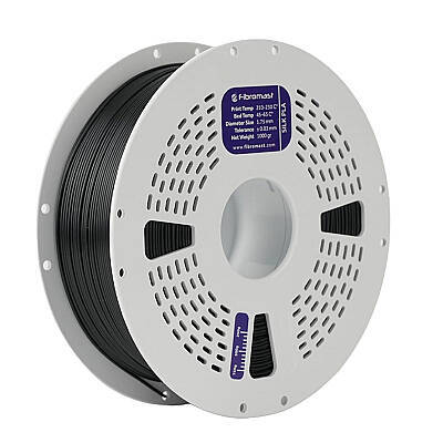 Fibromast Silk PLA Siyah Filament 