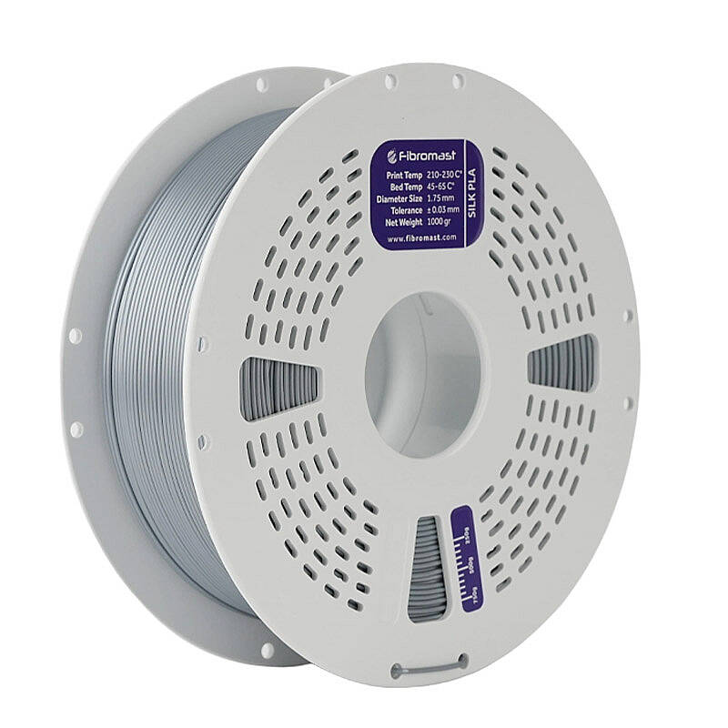 Fibromast Silk PLA Gümüş Filament - 1