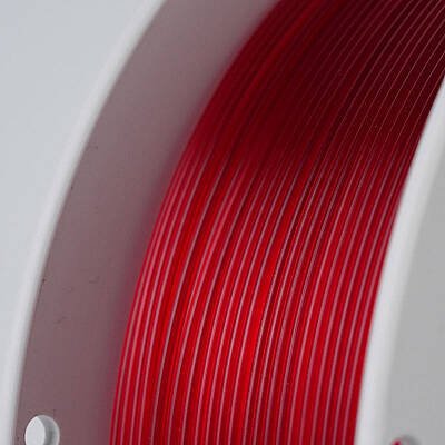 Fibromast Transparan PLA Kırmızı Filament 1.75mm 1000gr - Fibromast (1)