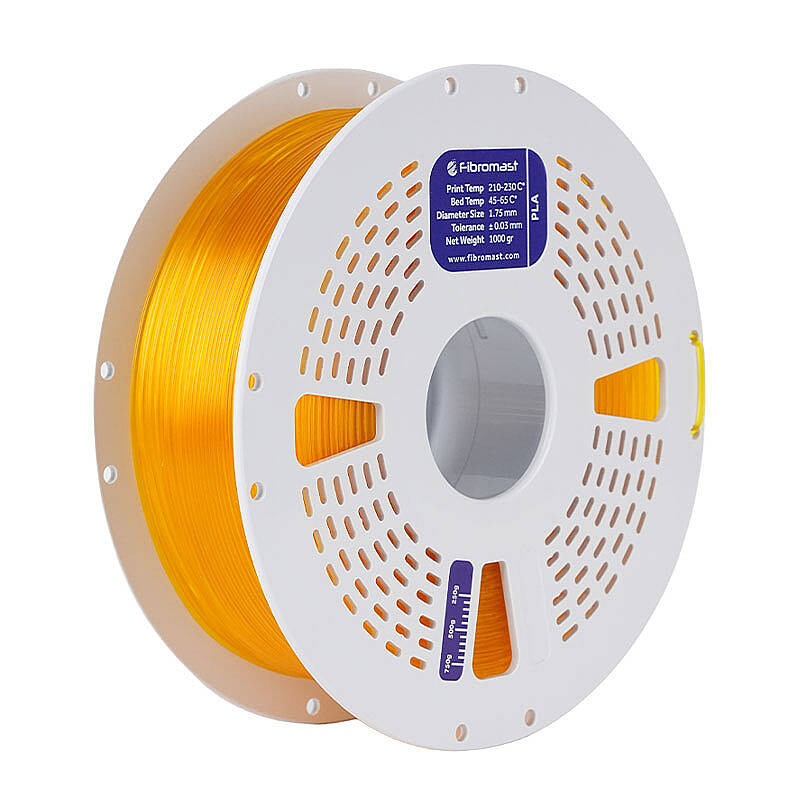 Fibromast Transparan PLA Sarı Filament 1.75mm 1000gr - 1