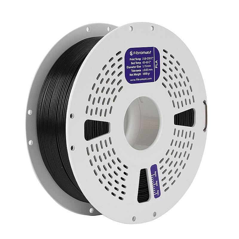 Fibromast Transparan PLA Siyah Filament 1.75mm 1000gr - 1