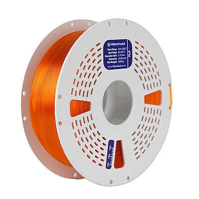 Fibromast Transparan PLA Turuncu Filament 1.75mm 1000gr