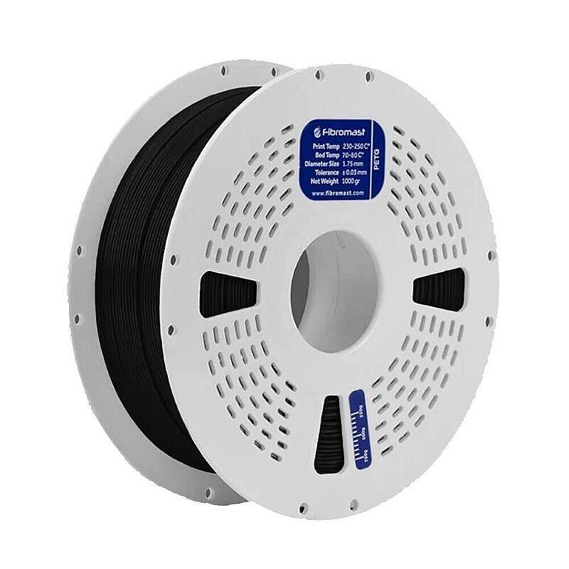 Fibromast Petg Transparan Siyah Filament - 1