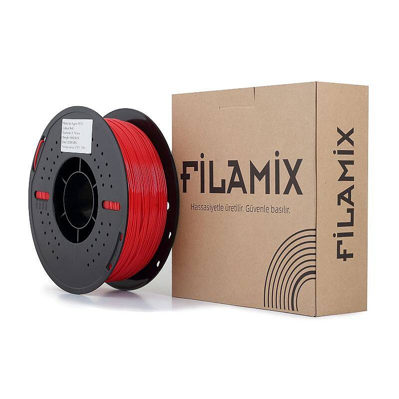 Filamix Hyper PETG Filament Red 1.75mm 1000gr - 3