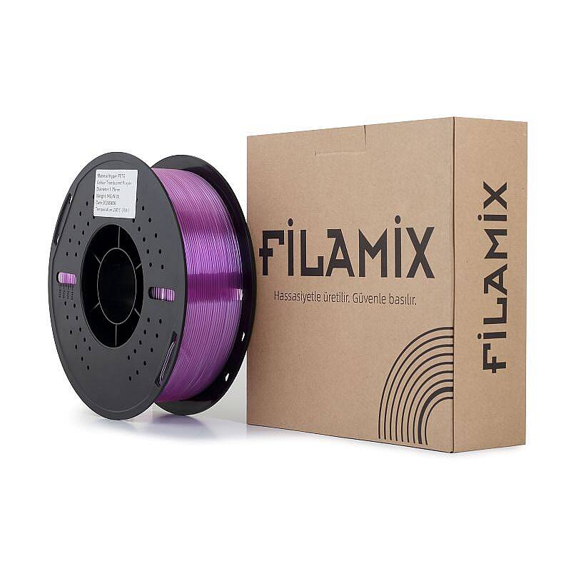 Filamix Hyper PETG Filament Translucent Purple 1.75mm 1000gr - 3