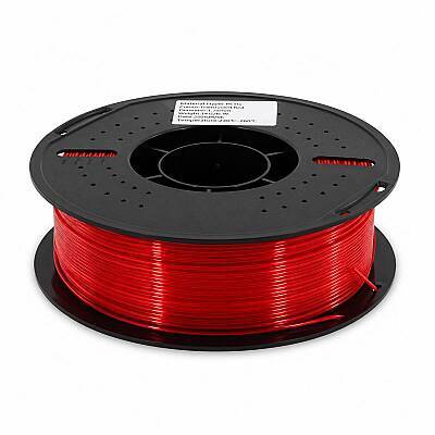 Filamix Hyper PETG Filament Translucent Red 1.75mm 1000gr - Filamix (1)