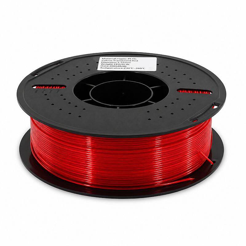 Filamix Hyper PETG Filament Translucent Red 1.75mm 1000gr - 2