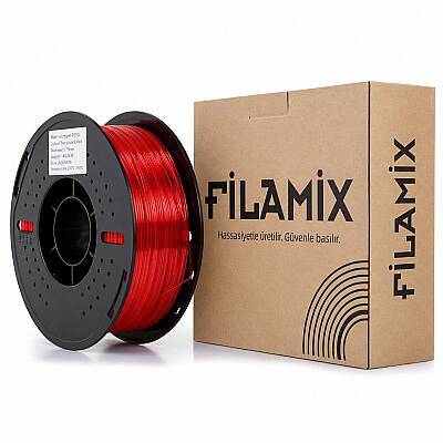 Filamix Hyper PETG Filament Translucent Red 1.75mm 1000gr - 3