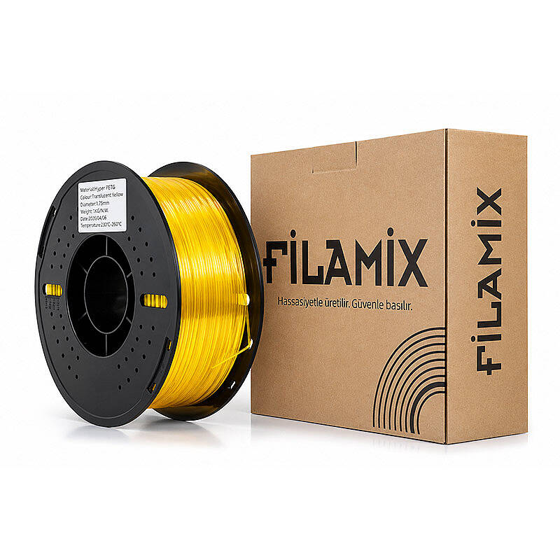 Filamix Hyper PETG Filament Translucent Yellow 1.75mm 1000gr - 3