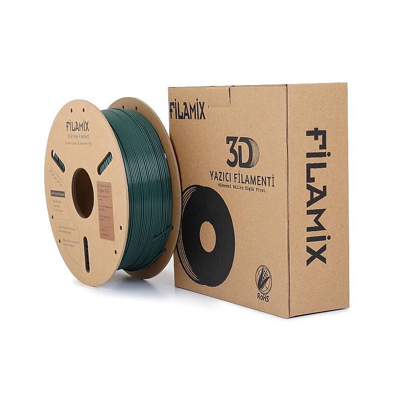 Filamix Hyper PLA + Filament Koyu Yeşil 1.75mm 1000gr - 3