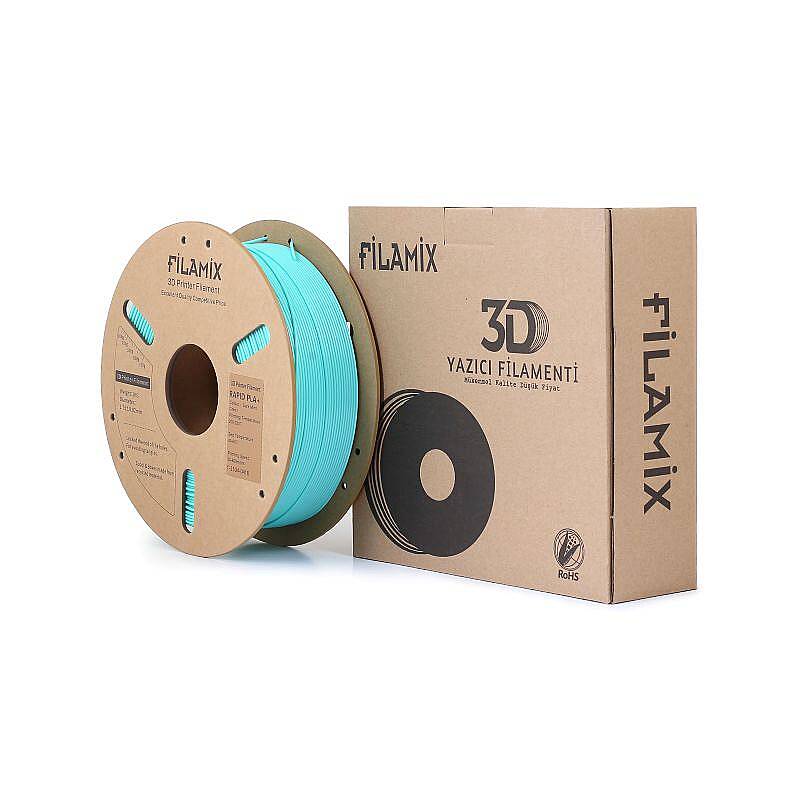Filamix Hyper PLA + Filament Dark Mint Green 1.75mm 1000gr - 3
