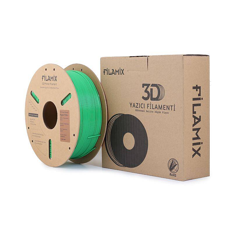 Filamix Hyper PLA + Filament Fluorescent Green 1.75mm 1000gr - 3