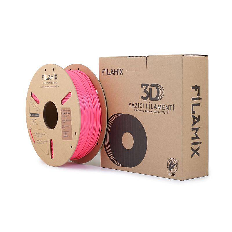 Filamix Hyper PLA + Filament Rose 1.75mm 1000gr - 3