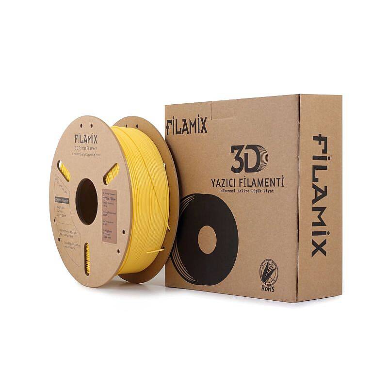 Filamix Hyper PLA + Filament Sunshine Yellow 1.75mm 1000gr - 3