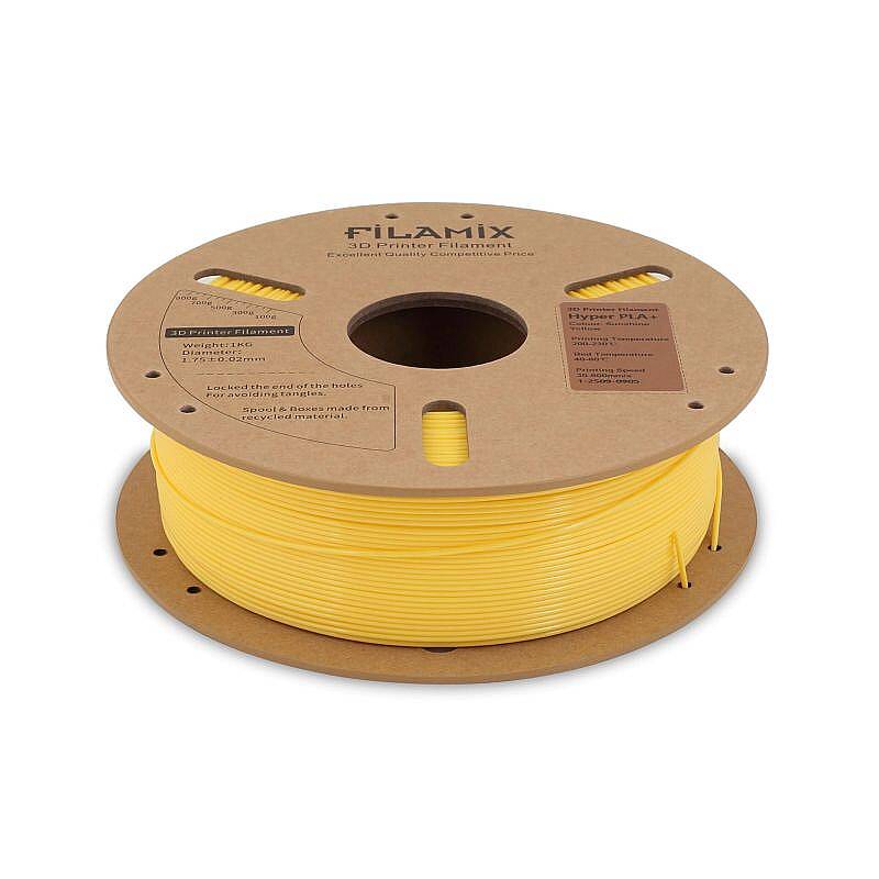 Filamix Hyper PLA + Filament Sunshine Yellow 1.75mm 1000gr - 2